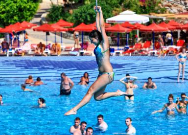 Waterpark in Crete 