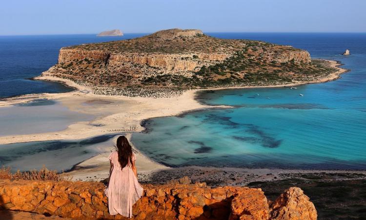 One day Cruise Tour to Gramvousa & Exotic Blue Lagoon of Balos in Crete Lake (swim in crystal waters)