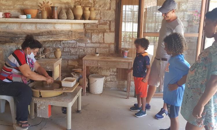 Pottery Workshop - Olive Oil & Wine experience 