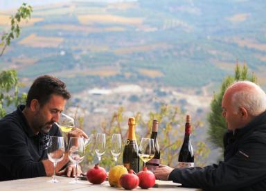 Weinprobe auf Kreta