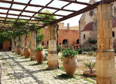 Rethymno city - Margarites - Monastery of Arkadi  - Private Tour