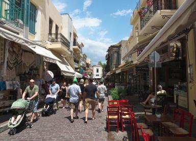 Arriving by cruise ship at Crete, Chania - Port of Souda